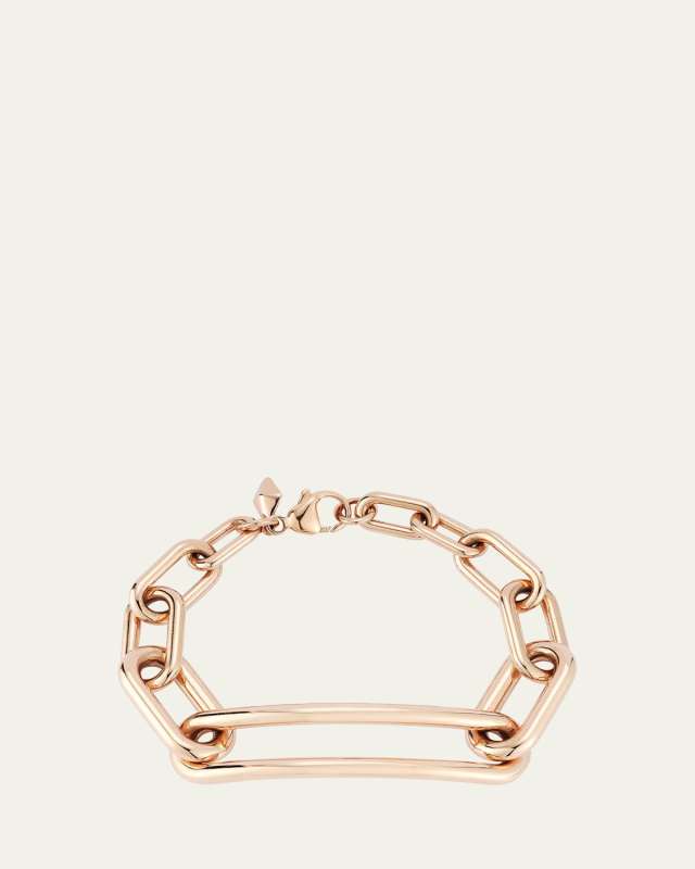 Morell 18K Rose Gold Graduating Oval Link Bracelet, Size 6